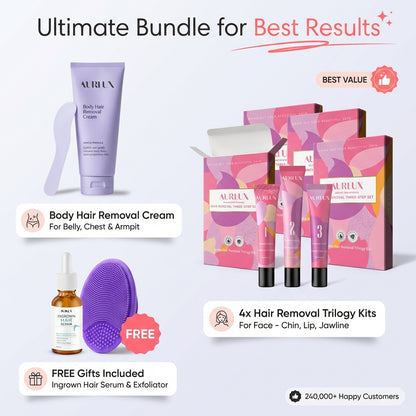 Hair Removal Trilogy Kit