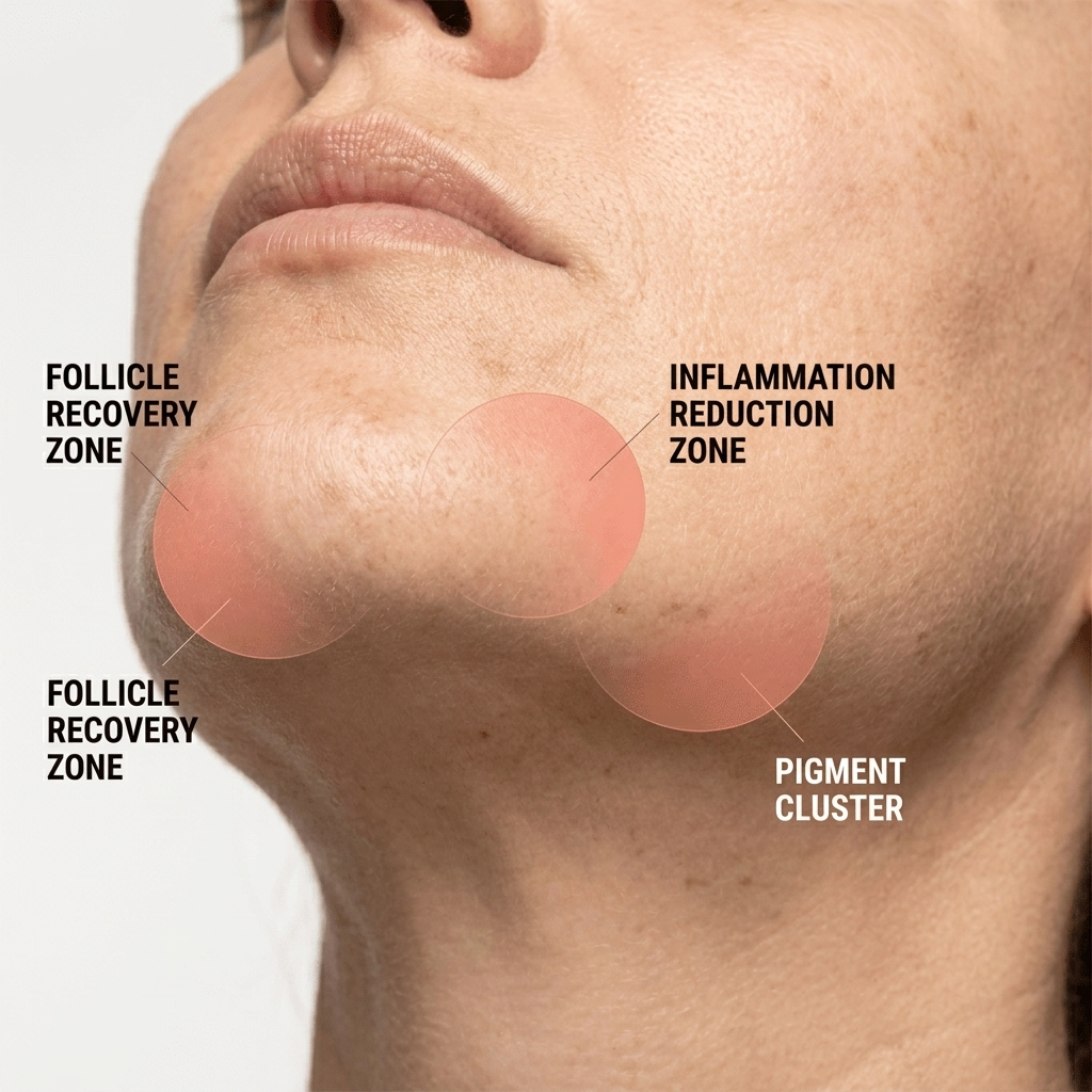 3. Dark Spots From Years of Plucking Actually Fade